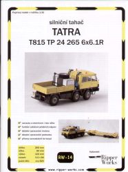 Zugmaschine für Schwertransporte TATRA T815 TP24 265 6x6 1:32
