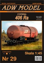 Kesselwagen 406Ra für Erdölprodukte der Fa. "dec" 1:45