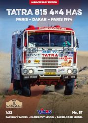 Tatra T815 – 290R75 4x4.1 HAS (Startnummer 401 Dakar-Rallye 1994 oder als Test-