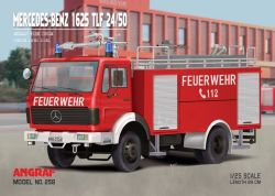 Feuerwehrwagen Mercedes Benz 1625 TLF (Tanklöschfahrzeug) 24/50 1:25 extrempräzise²