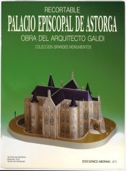 Palacio Episcopal de Astorga (Bischofspalast von Astorga) von Antoni Gaudi 1:200 dekorativ