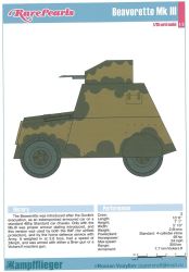 britischer Panzerwagen Standard Car 4×2, oder Car Armoured Light Standard (Standard Beaverette) 1:35