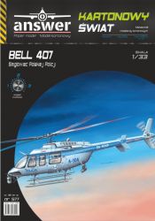 Hubschrauber Bell 407GX polnischer Polizei 1:33 extrempräzise