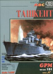 berühmter sowjetischer Flottillenführer TASCHKENT (1941) 1:200 ANGEBOT