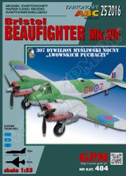 britischer Nachtjäger Bristol Beaufighter Mk.VIF der Royal Air Force 1:33