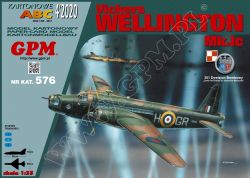 britisches Bombenflugzeug Vickers Wellington MK.Ic  1:33 inkl. LC-Spantem-/-.../-Detailsatz