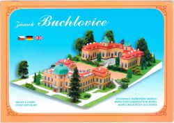 Schloss Buchlovice (deutsch Buchlovic, bzw. Buchlau) in Tschechien 1:250 deutsche Bauanleitung
