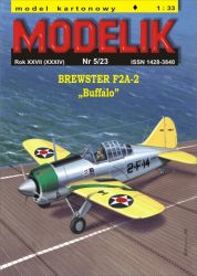 Brewster F2A-2 Buffalo (Träger USS Lexington) 1:33 (Ausgabe 2023)
