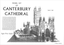 Canterbury Cathedral - Kathedrale von Canterbury 1:240