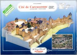 Mittelalterliche Festungsstadt Cité de Carcassonne / Frankreich 1:250