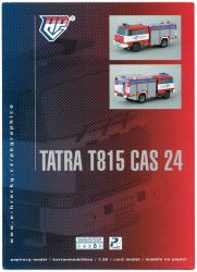 Feuerwehrwagen Tatra 815 4x4 CAS 24 in der Darstellung eines Fahrzeuges Hasicska Vzajemna Pojistovna A.S. 1:32