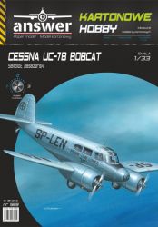leichtes Transportflugzeug Cessna US-78 Bobcat der PLL LOT 1:33