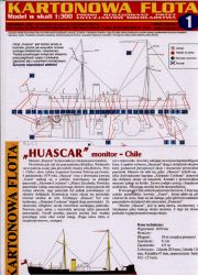 chilenischer Monitor Huascar (1879) 1:300