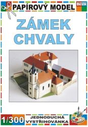 Schloss Chvaly  in Prag / Tschechien 1:300 einfach