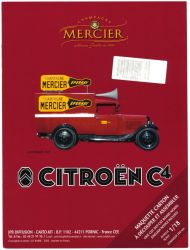 ein Werbefahrzeug Citroen C4 Fourgon „Champagne Mercier“ aus dem Jahr 1929 1:18
