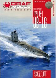 deutsches U-Boot UB-16 der Klasse UB (1915-1918) 1:100 präzise