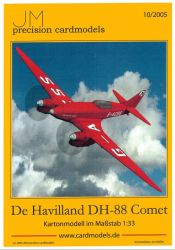 Rennflugzeug De Havilland D.H.88 Comet G-ACSS (1934) 1:33