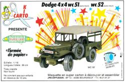 Geländewagen DODGE WC-51 oder optional WC-52 1:18