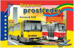 Transportmittel: Stadtbus Karosa B-931E und Straßenbahn T6A5 1:35