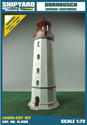 Leuchtturm „Dornbusch“ (1888) 1:72 LC-Komplett-Kartonmodellbausatz, ANGEBOT