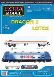 Personen- und schwere Güterverkehr-E-Lokomotive Nevag E6ACT Dragon 2 