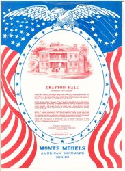 Drayton Hall (Plantagenhaus aus dem 18. Jahrhundert), Charleston, South Carolina, USA 1:120
