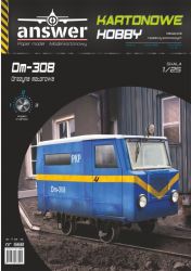 Schmalspurdraisine Dm-308 der polnischen Staatsbahnen PKP aus den 1950/1960-er 1:25 extrempräzise