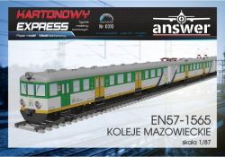 EN 57-1565 dreiteiliger elektrischer Triebzug der polnischen Bahngesellschaft „Koleje Mazowieckie“ 1:87  (H0)