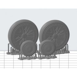 Resine-Radsatz für Northrop F-89J Scorpion (1947) 1:33 Angraf Nr. 255