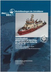 Feuerlöschboot LB 40 Branddirektor Westphal (Bj. 2018) der Hamburg Port Authority 1:250 deutsche Anleitung