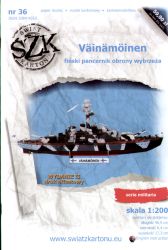 finnisches Küstenpanzerschiff Väinämöinen (1942) 1:200 Offsetdruck