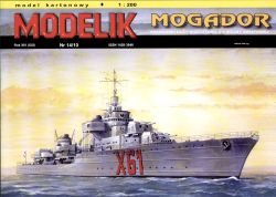 französischer Großzerstörer MOGADOR (1940) 1:200 Offsetdruck