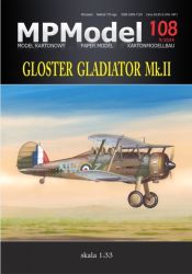 Jagdflugzeug Gloster Gladiator Mk. II (3. Jagdgeschwader der Royal Australian Air Force, Mariba/Libyen, 1941) 1:33 präzise
