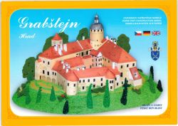 Burg Grabstein / Grafenstein in Tschechien 1:250 deutsche Bauanleitung
