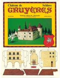 Chateau Gruyeres / Schloss Greyerz (Schweiz) 1:300
