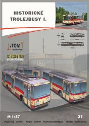 historische Oberleitungsbusse (Trolleybusse) Band 1. Skoda 14Tr 01 und Gelenk-Trolleybus Skoda 15Tr 1:87 (H0)
