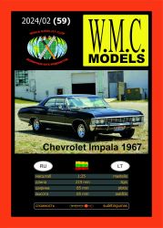 Chevrolet Impala Serie 164 aus dem Jahr 1967 1:25 präzise