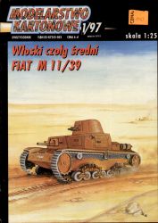 italienischer Leichtpanzer Fiat M 11/39 (Libyen, 1940) 1:25 ANGEBOT
