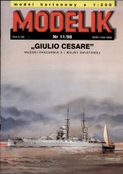 italienisches Panzerschiff Giulio Cesare (1918) 1:200