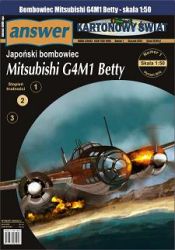 japanischer Bomber Mitsubishi G4M1 Hamaki (Betty) 1:50