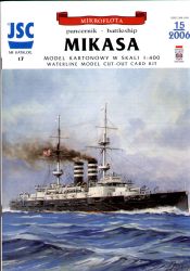 japanisches Panzerschiff IJN Mikasa (Bauzustand: 1902) 1:400