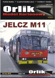 polnischer Stadtbus JELCZ M11 (1980er) 1:43 einfach, Ausgabe 2023