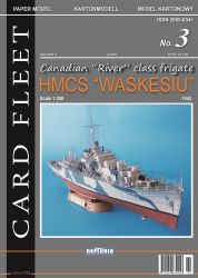 kanadische Korvette HMSC Waskesiu der River-Klasse (1943) 1:200 extrem²