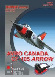 kanadischer Luftüberlegensheitjäger Avro Arrow CF-105 1:33