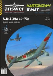 Standardjäger der japanischen Heeresluftwaffe in den Jahren 1937 bis 1942 – Nakajima Ki-27b Nate 1:33 gealterte Farbgebung