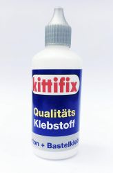 KITTIFIX, weißer Qualitätsklebstoff für Kartonmodellbau, 80g