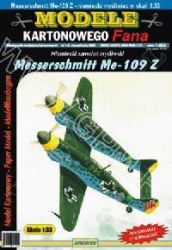 kroatischer Zerstörer Messerschmitt Me-109 Z-2/Z-4 (Zwilling) 1:33 Offsetdruck