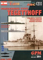 kuk Tegetthoff o. Viribus Unitis o. Prinz Eugen 1:400 übersetzt!