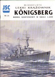 leichter Kreuzer Königsberg (1940) 1:400 Erstausgabe