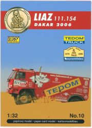 Renntruck LIAZ 111.154, Dakar-Rally 2006 (Lisboa - Dakar) #511 1:32 präzise